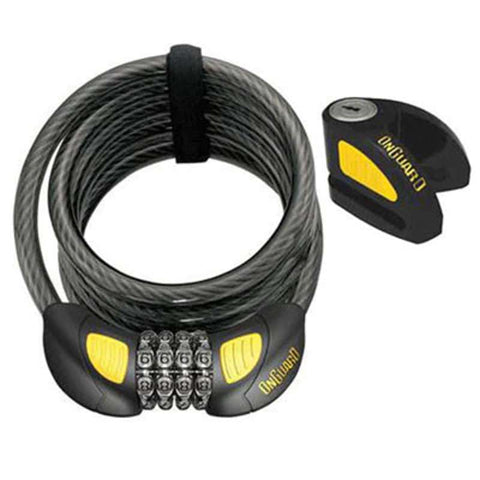 Boxer Disc Lock DT with Combo Cable, Black, 10mm, #8110 (8052 + 8062)