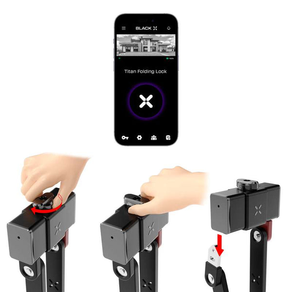 Black X Titan - Smart Folding Lock