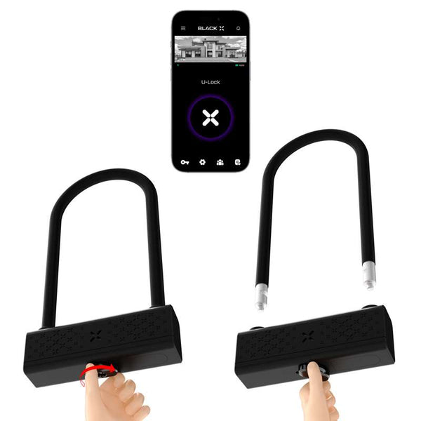 Black X Titan - Smart U-Lock RockSolid