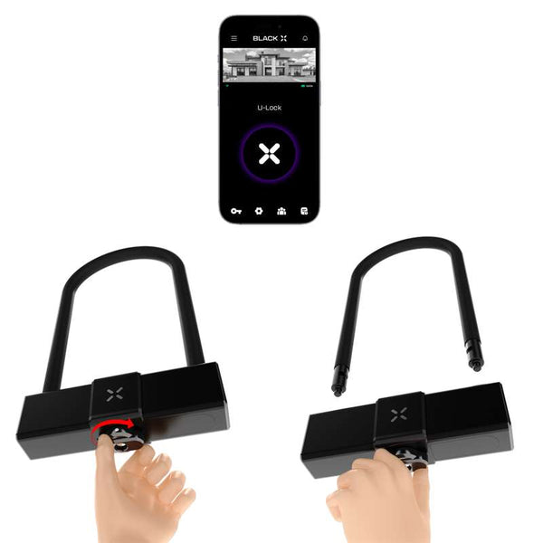 Black X Titan - Smart U-Lock LS